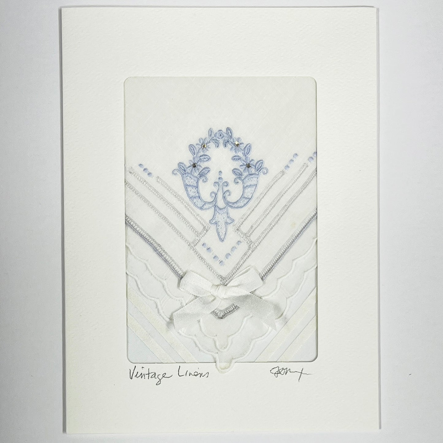 White Points with Rhinestones