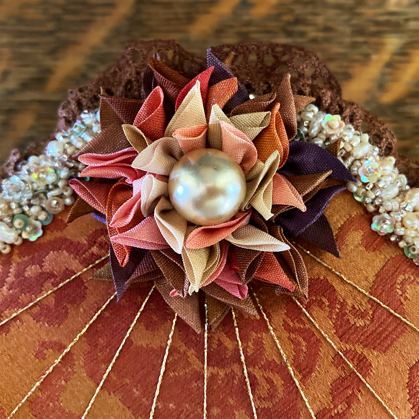 Cinnamon Scalloped Seashell Box