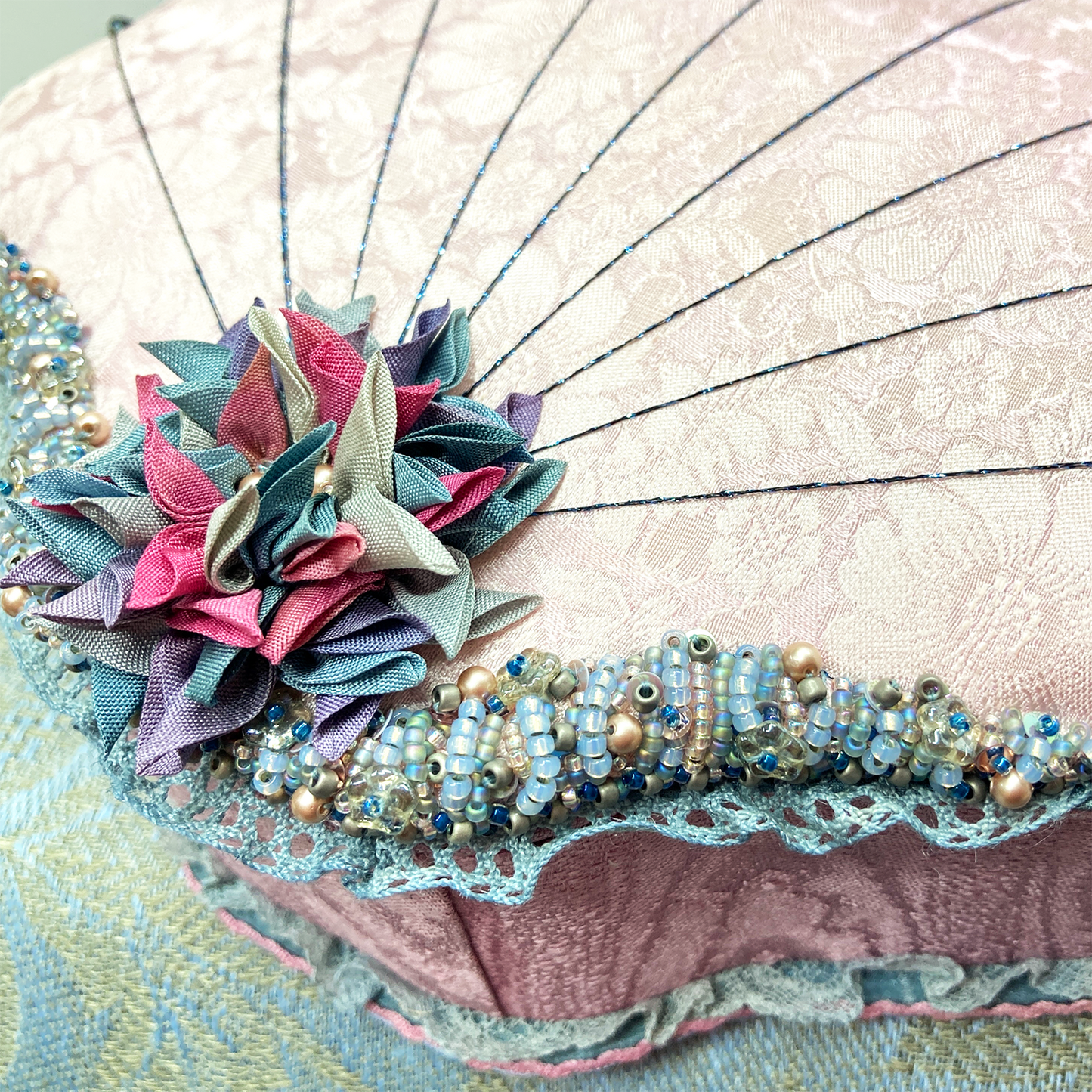 Cedar Rose and Storm Scalloped Seashell Box