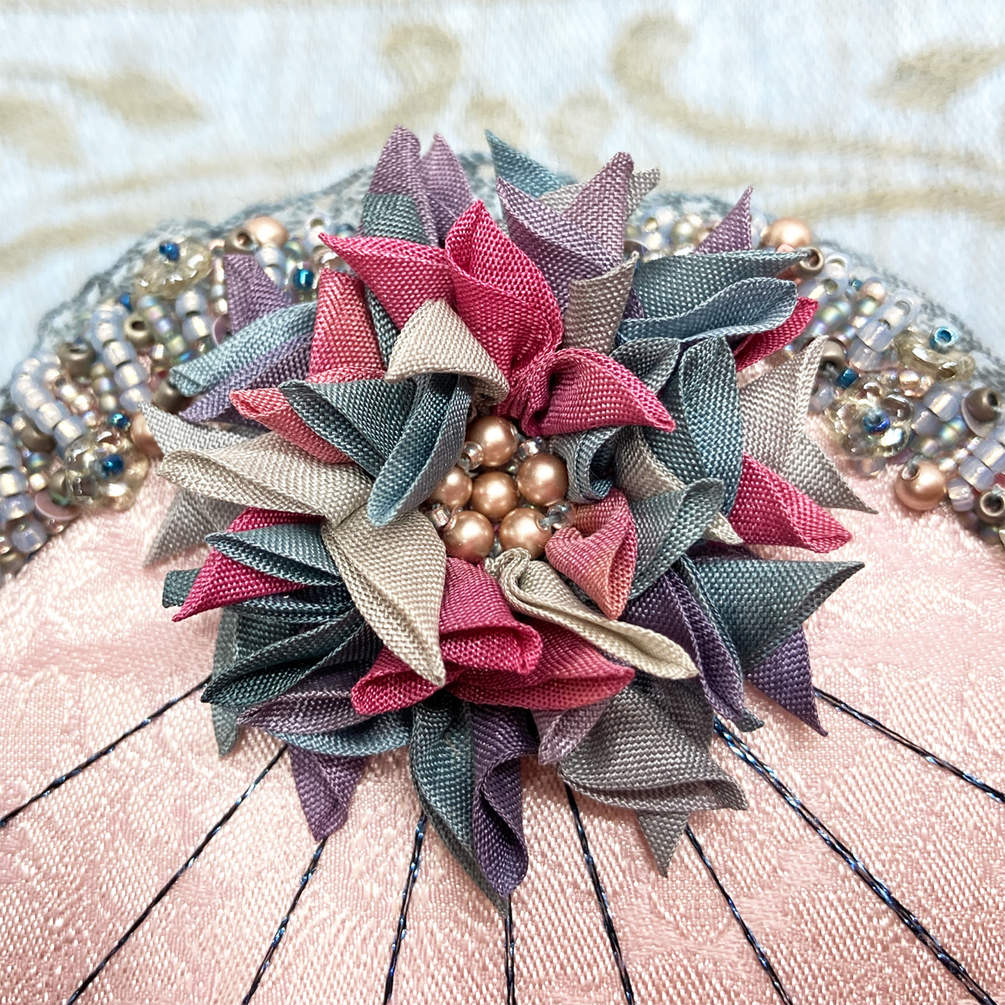 Cedar Rose and Storm Scalloped Seashell Box