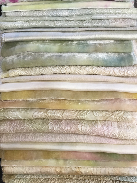 Cream Rose Fabric Set
