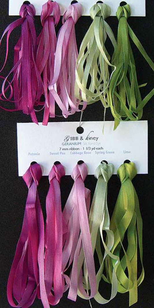 Geranium Ribbon Set