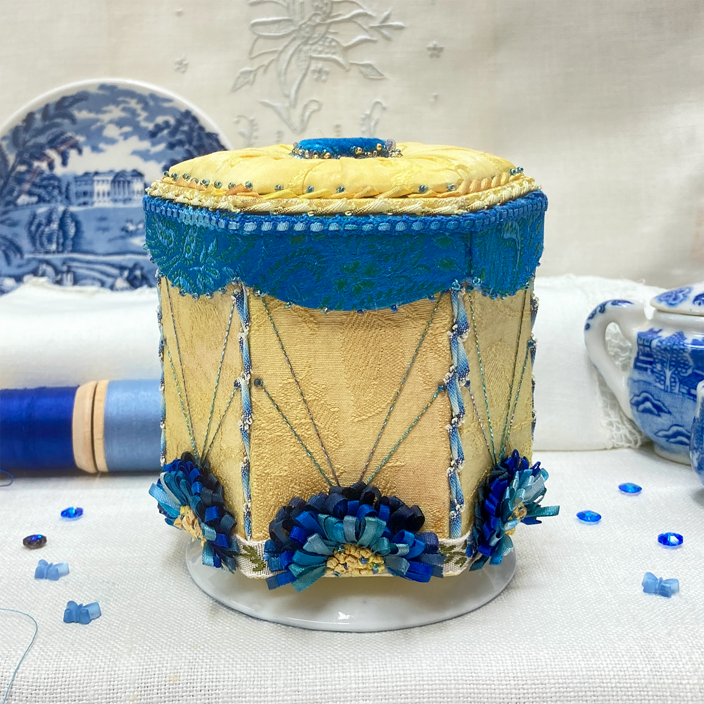 Golden Ocean Petite Hexagon Étui