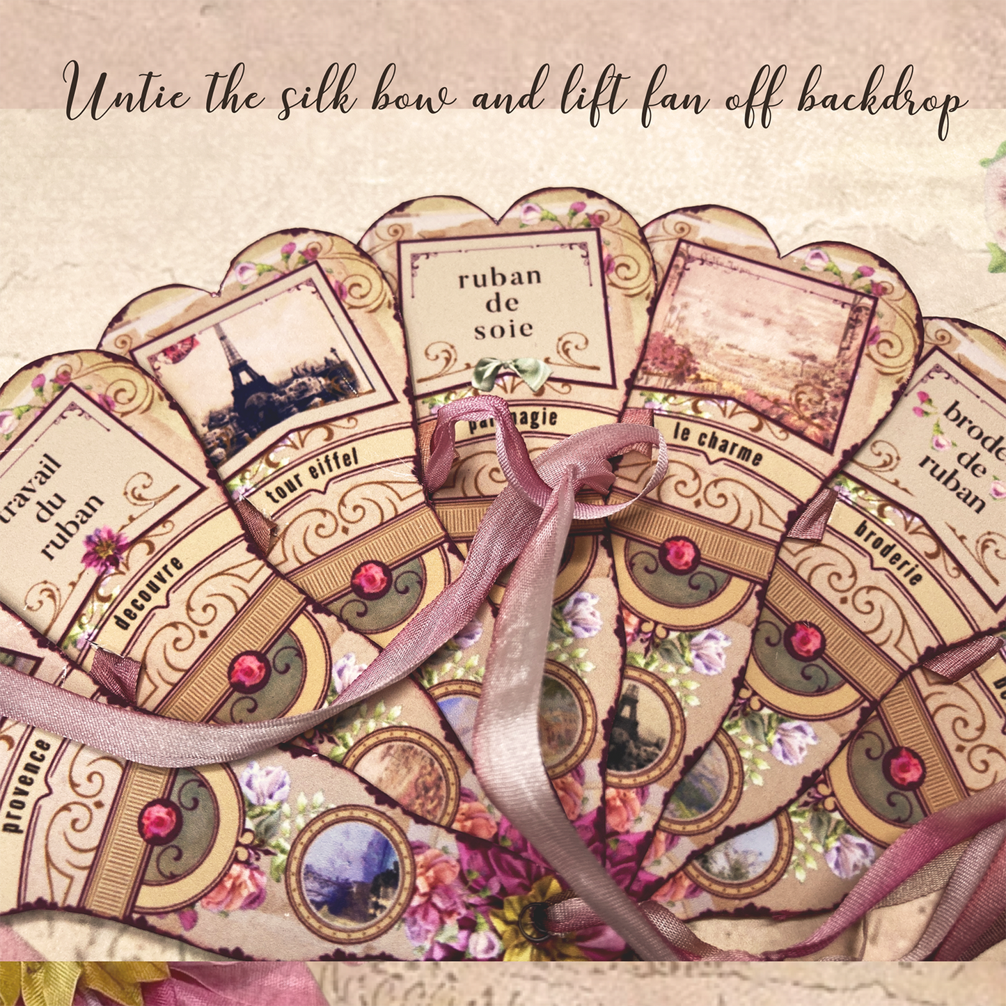 Ask, Seek Knock Handcrafted Fan
