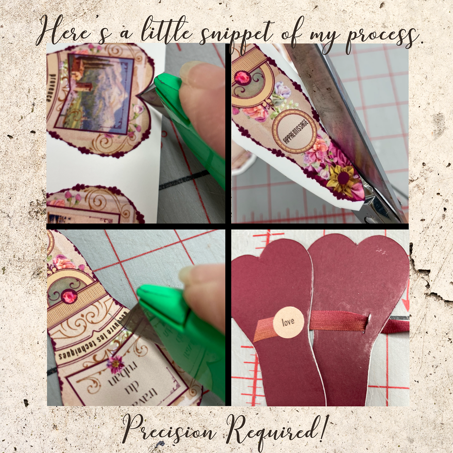 Vintage French Handcrafted Fan
