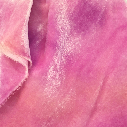 Cabbage Rose Silk Velvet