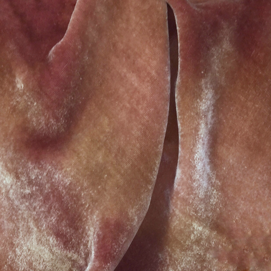 Terra Cotta Silk Velvet
