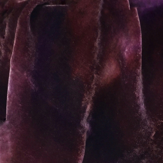 Plum Silk Velvet