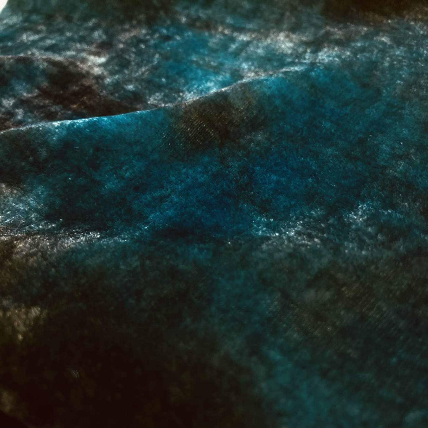Peacock Silk Velvet