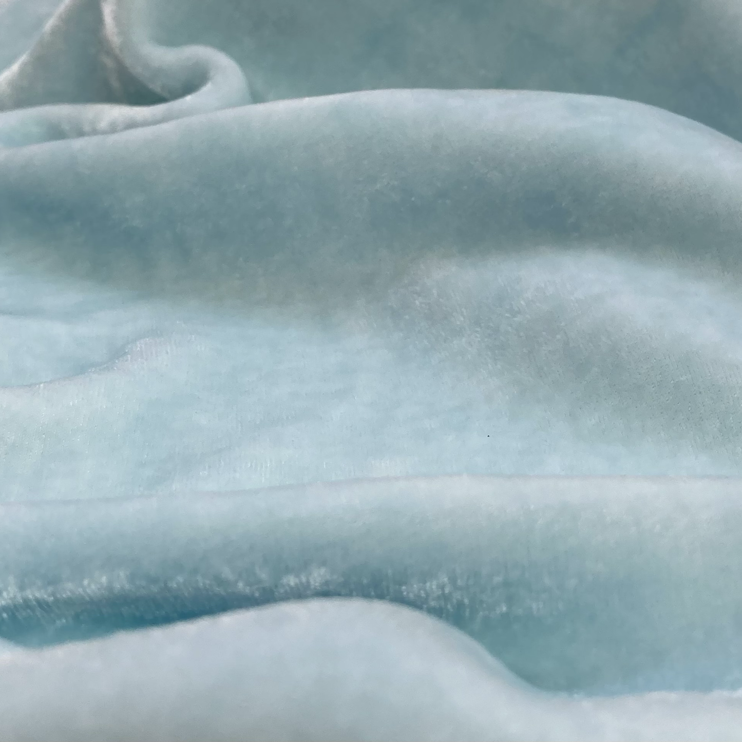 Arctic Blue Silk Velvet