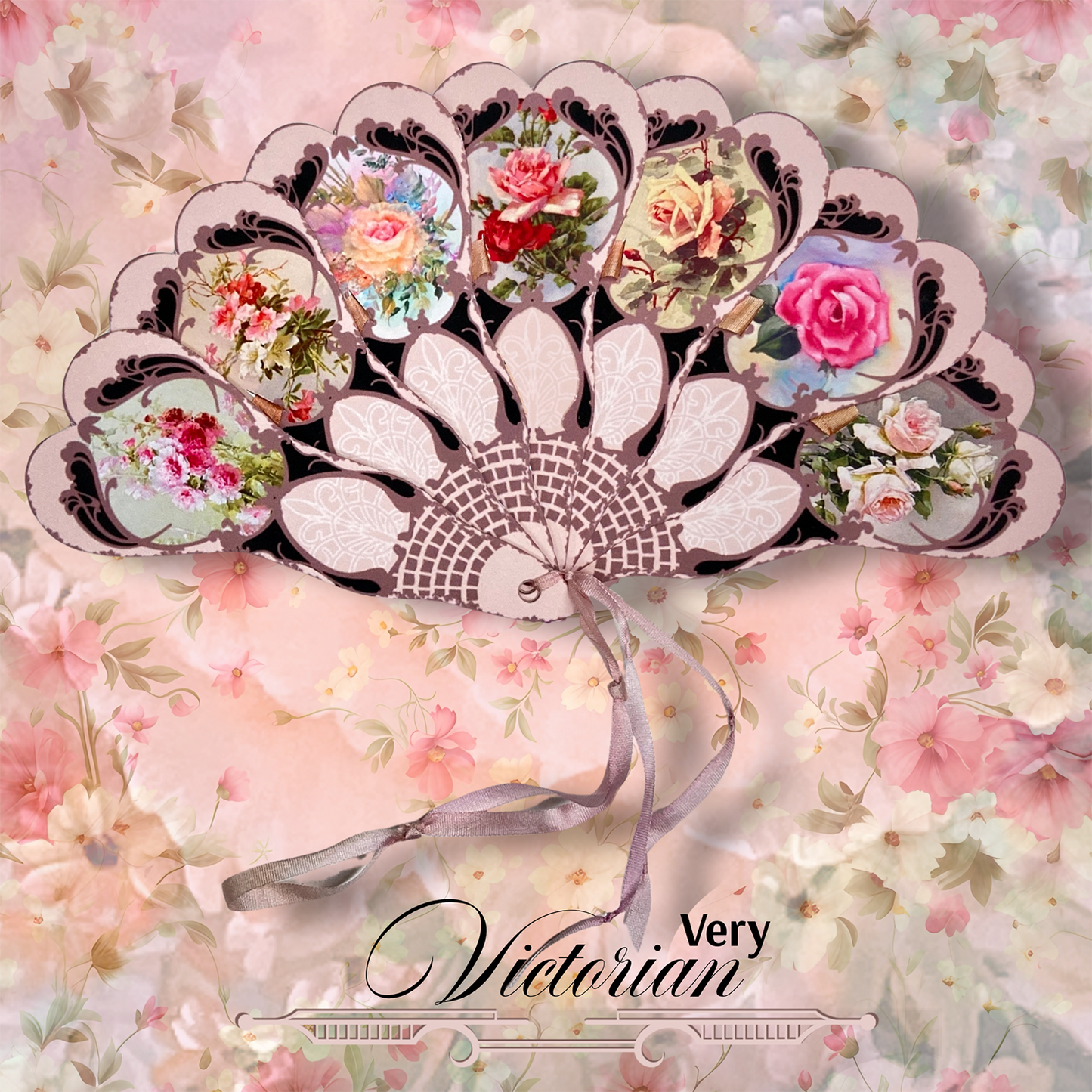 Very Victorian Handcrafted Fan