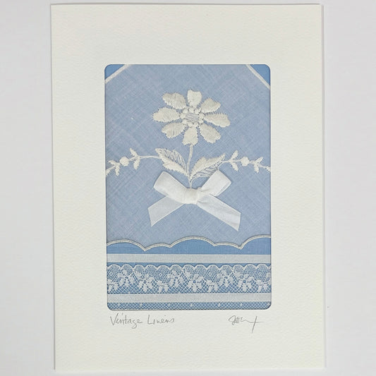 Blue and White Daisy
