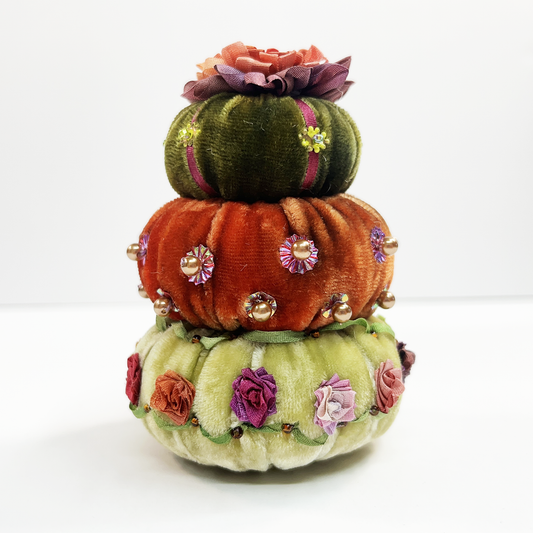 Fall Bouquet Turban Pincushion