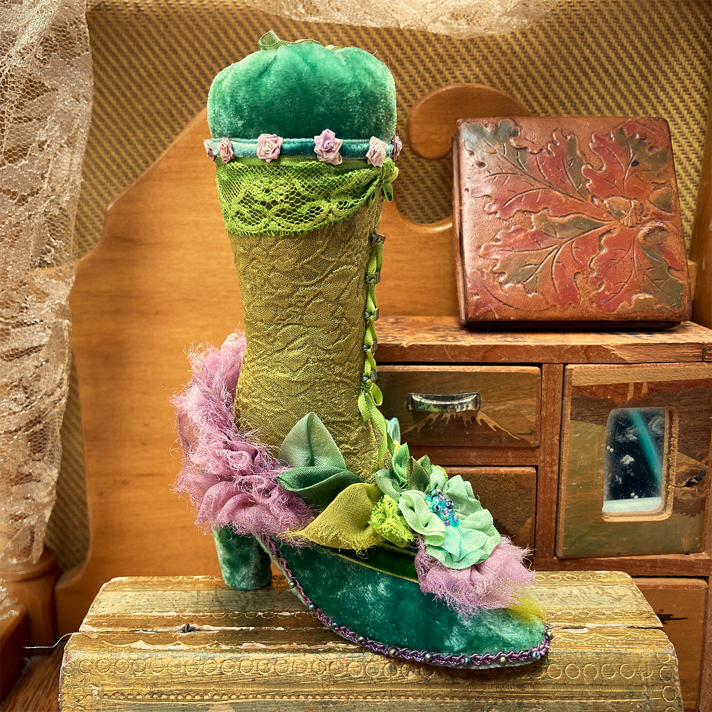 Fauna's Fairy Godmother Boot Pincushion