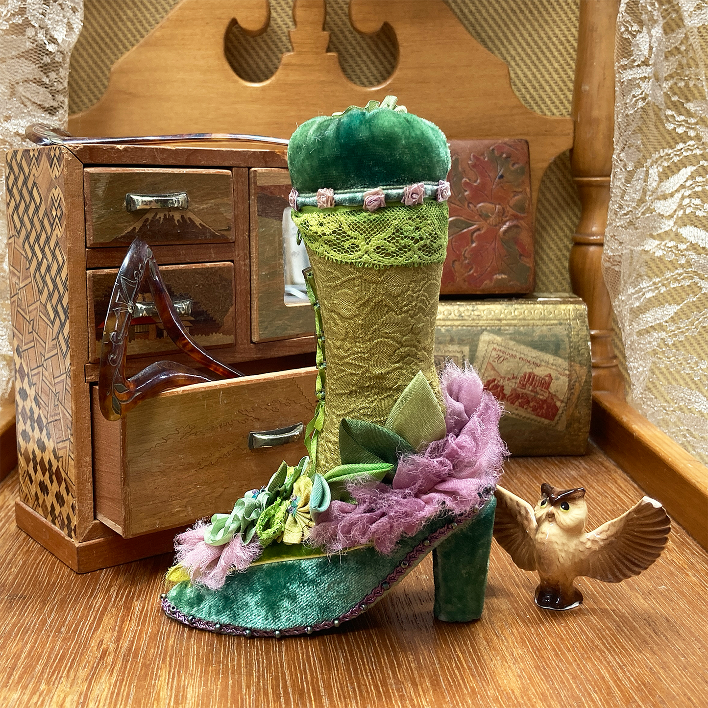 Fauna's Fairy Godmother Boot Pincushion