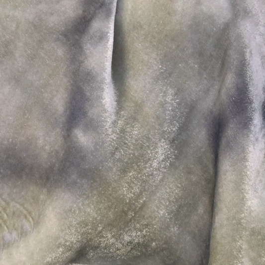 Opal Gray Silk Velvet