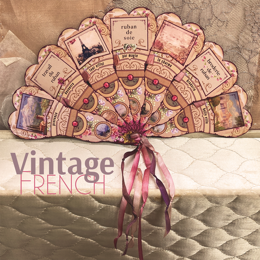 Vintage French Handcrafted Fan